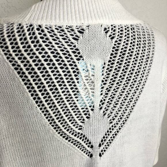 Torrid ivory white open front cropped cardigan sweater size 2 or 2X NWT - Picture 13 of 14